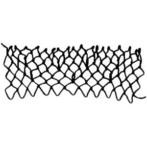 asymmetric decrease netting stitch