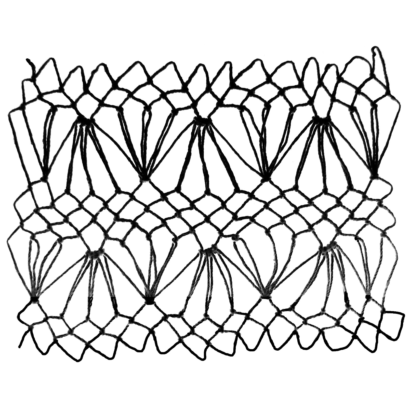 Decorative Netting Stitches :: Knots Indeed: Beautiful and