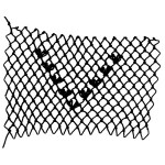 Heart Cluster Decorative Netting Stitch