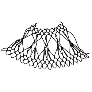 hula increase netting stitch