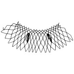 oval decorative netting stitch