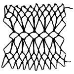 valance decorative netting stitch