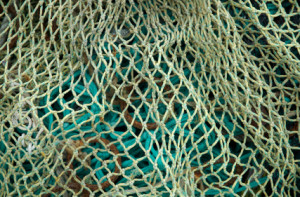 pile of fishing nets