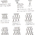 sketch of cube netting stitch