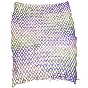 a rectangular net dishcloth