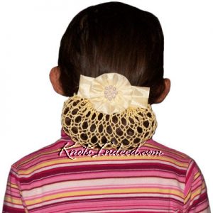 net snood worn at the back of the neck