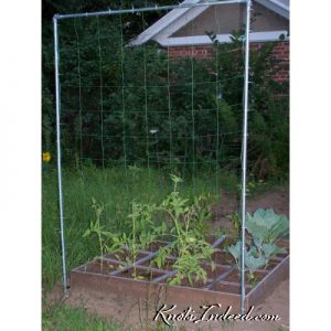 4 foot by 6 foot net trellis with 6-inch square meshes