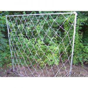 5 foot by 5 foot net trellis with 6-inch diamonds meshes