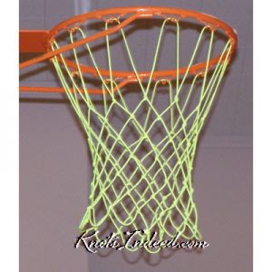 basketball net hanging from a basketball standard