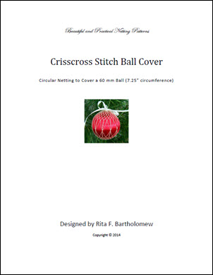 Crisscross Stitch ball cover