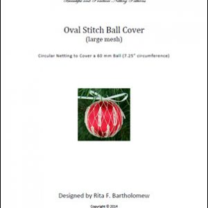 Oval Stitch - large mesh ball cover