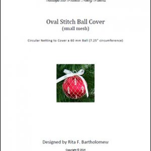 Oval Stitch - small mesh ball cover