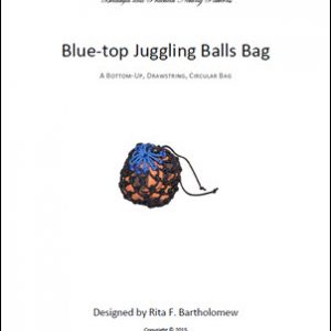 Juggling Balls Bag - Blue Top: a net bag