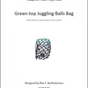 Juggling Balls Bag - Green Top: a net bag