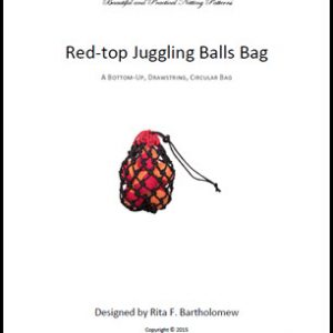 Juggling Balls Bag - Red Top: a net bag