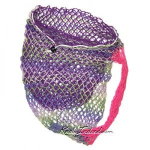 a net Klein Bottle Bag with a Circle Base and Small Mesh