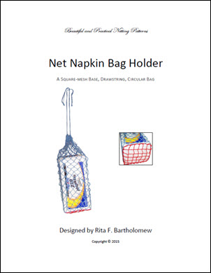 Net Napkin Holder Bag: a net bag