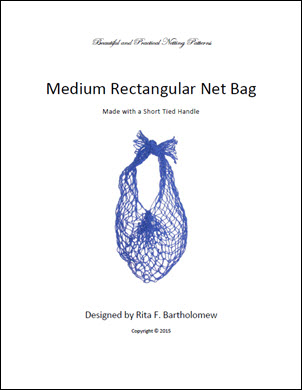 RectangularBag (Medium) - Basic with a Short Handle: a net bag
