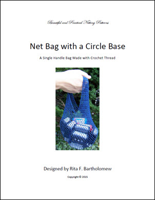 Spiral Bag - Circle Base: a net bag