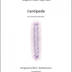 Centipede: an oval net bookmark