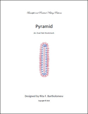 Pyramid: an oval net bookmark