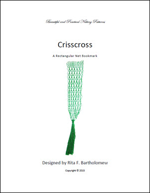Crisscross: a rectangular net bookmark