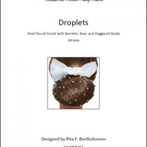 Snood: Droplets - Small, Round, Staggered Beads (420 knots)