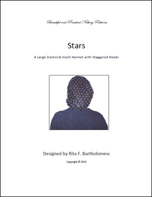 Hairnet: Stars - Basic Large with Staggered Beads (1,284 knots)