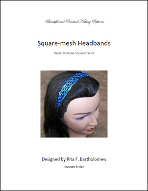 Square Mesh Headband (3 Medium Squares)