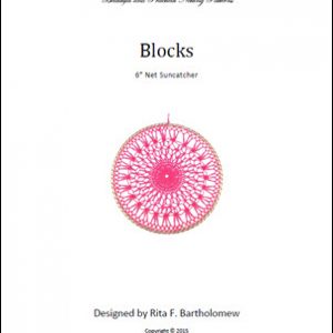 Net Suncatcher: Blocks - 6 inch