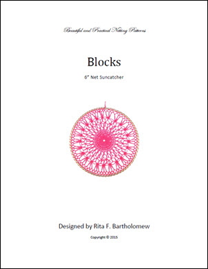 Net Suncatcher: Blocks - 6 inch
