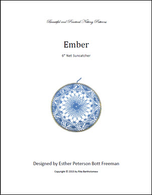 Net Suncatcher: Ember - 6 inch