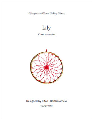 Net Suncatcher: Lily - 3 inch
