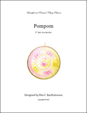 Net Suncatcher: Pompom - 5 inch