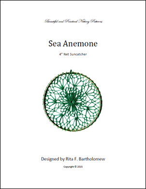 Net Suncatcher: Sea Anemone - 4 inch