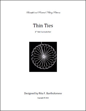 Net Suncatcher: Thin Ties - 3 inch