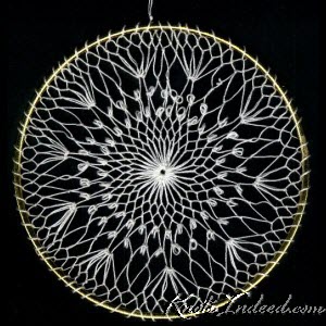 Net Suncatcher: Snowflake - 5 inch - delicate
